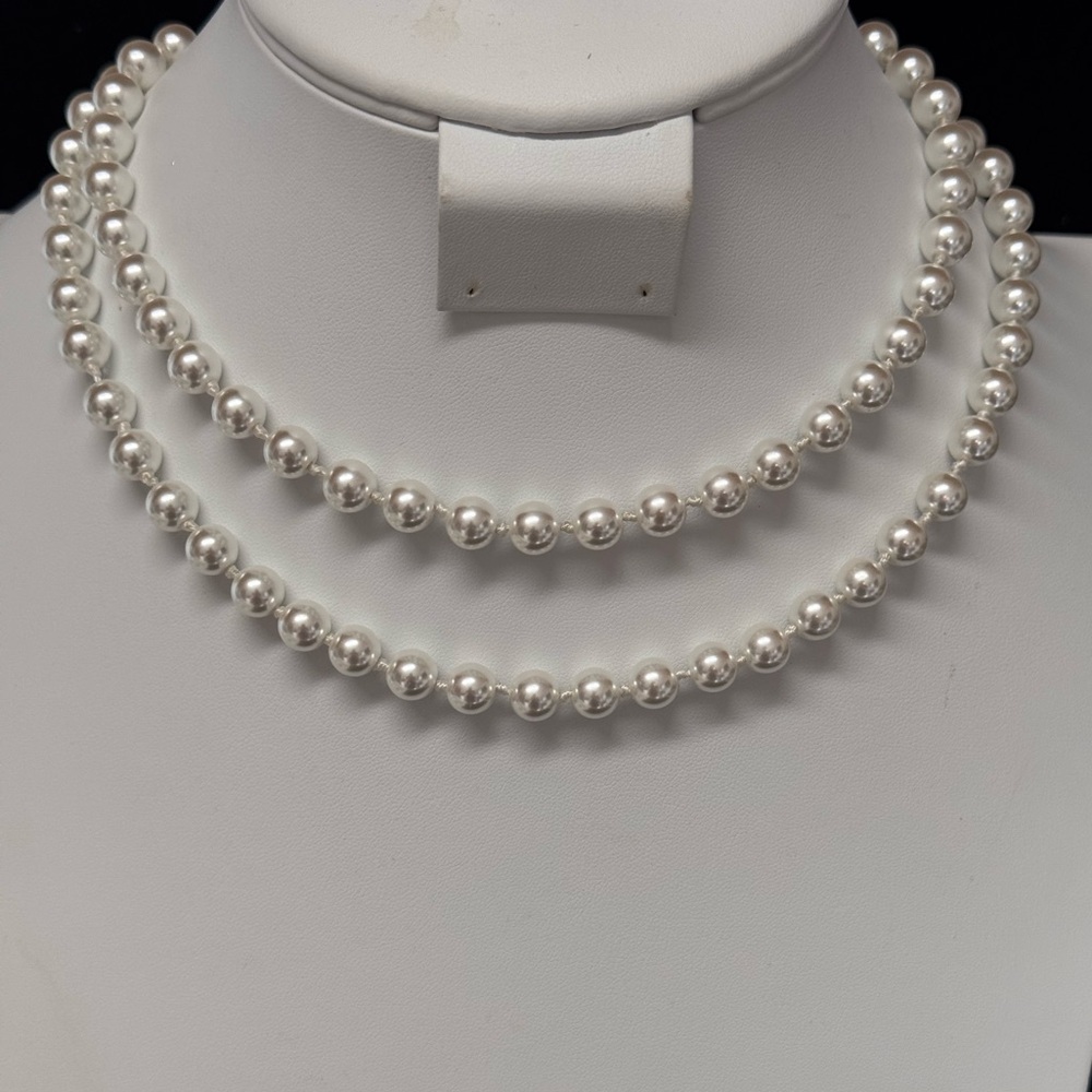 Laundry By Shelli Segal Classic Pearl Necklace 34 inch